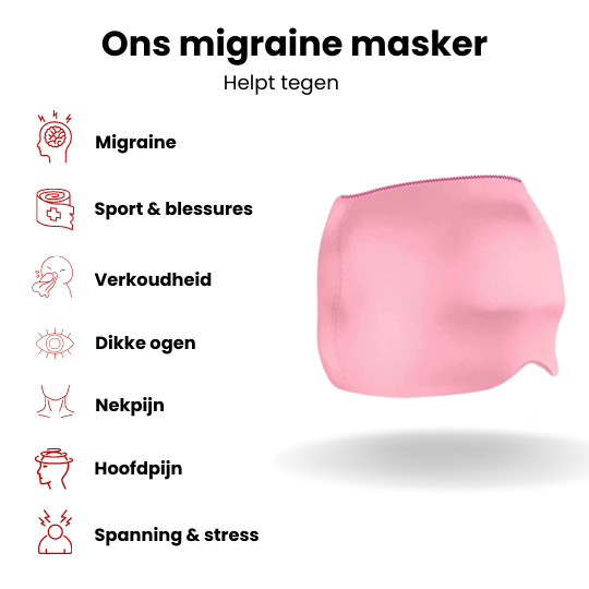 roze migraine muts
